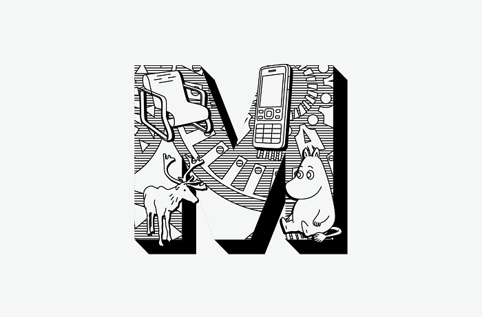 AA Files, display initials